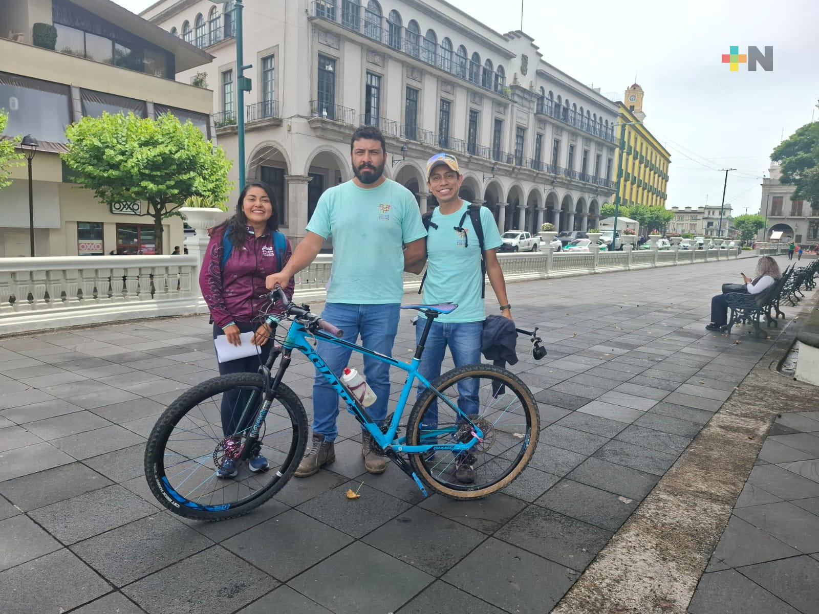 Ciclistas piden se armonice Ley General de Movilidad y Seguridad Vial en Veracruz