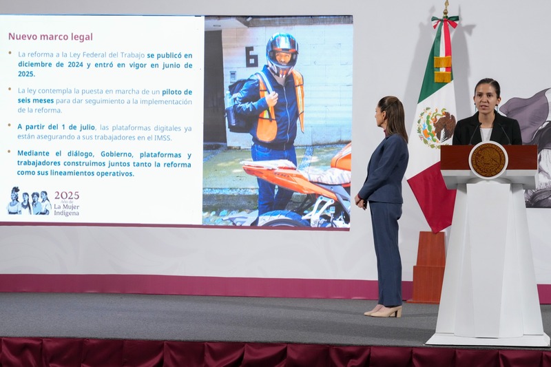 Suman casi 1.3 millones de personas trabajadoras por apps afiliadas al IMSS