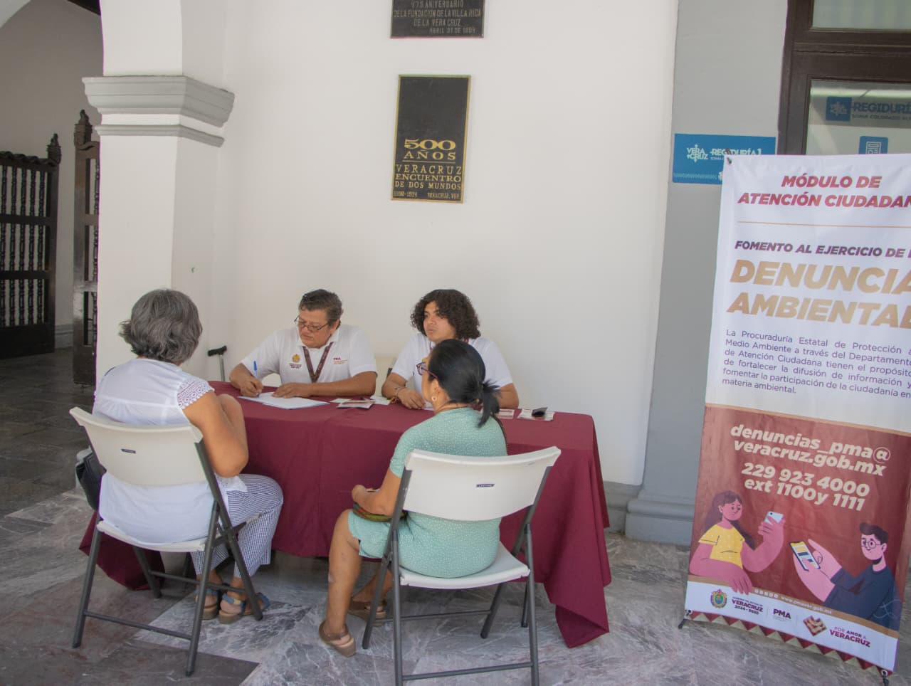 PMA acerca servicios ambientales a la ciudadanía en Veracruz puerto