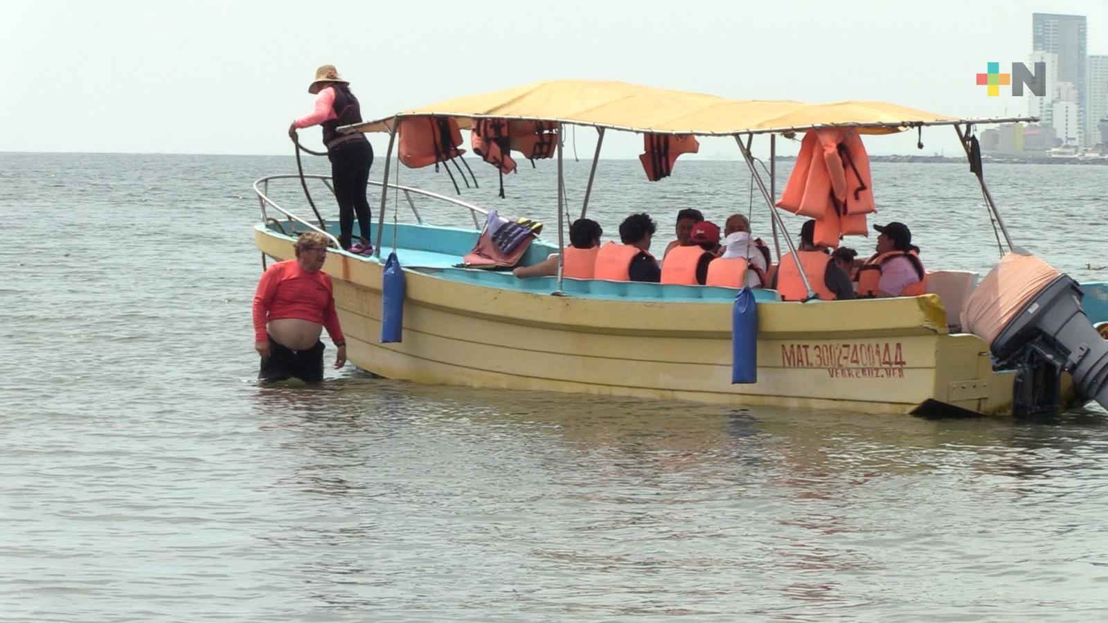 Turistas incrementan demanda de paseo en lancha en Villa del Mar