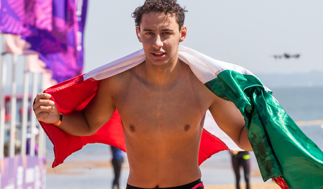 Nadador mexicano es campeón en aguas abiertas de Asunción 2025