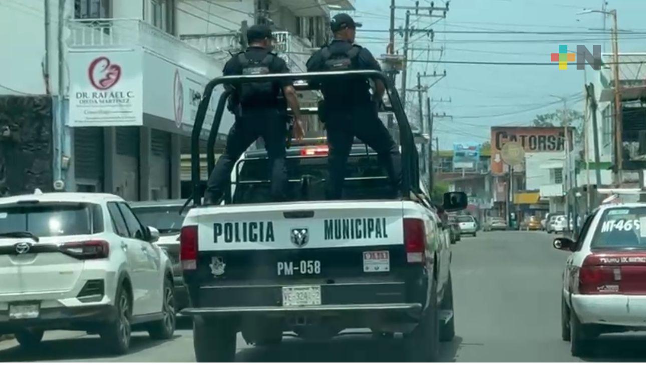 Policía de Martínez de la Torre realiza trabajo de acompañamiento a empresarios y comerciantes