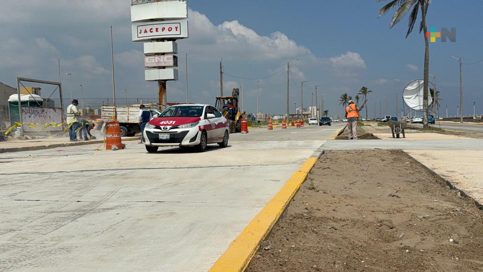 Abierta en su totalidad vialidad en malecón de Coatzacoalcos