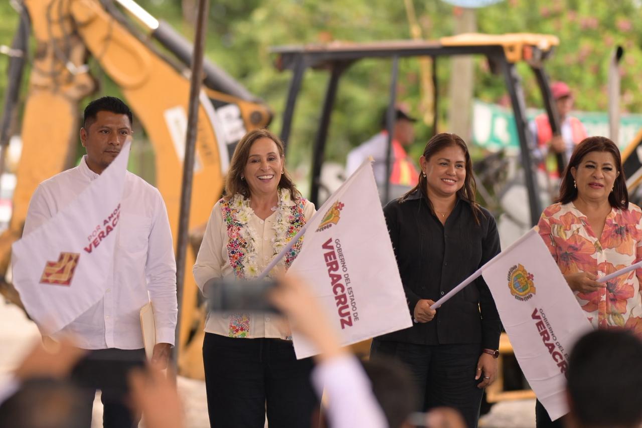 Rocío Nahle da banderazo a rehabilitación carretera esperada por más de 20 años en Atoyac