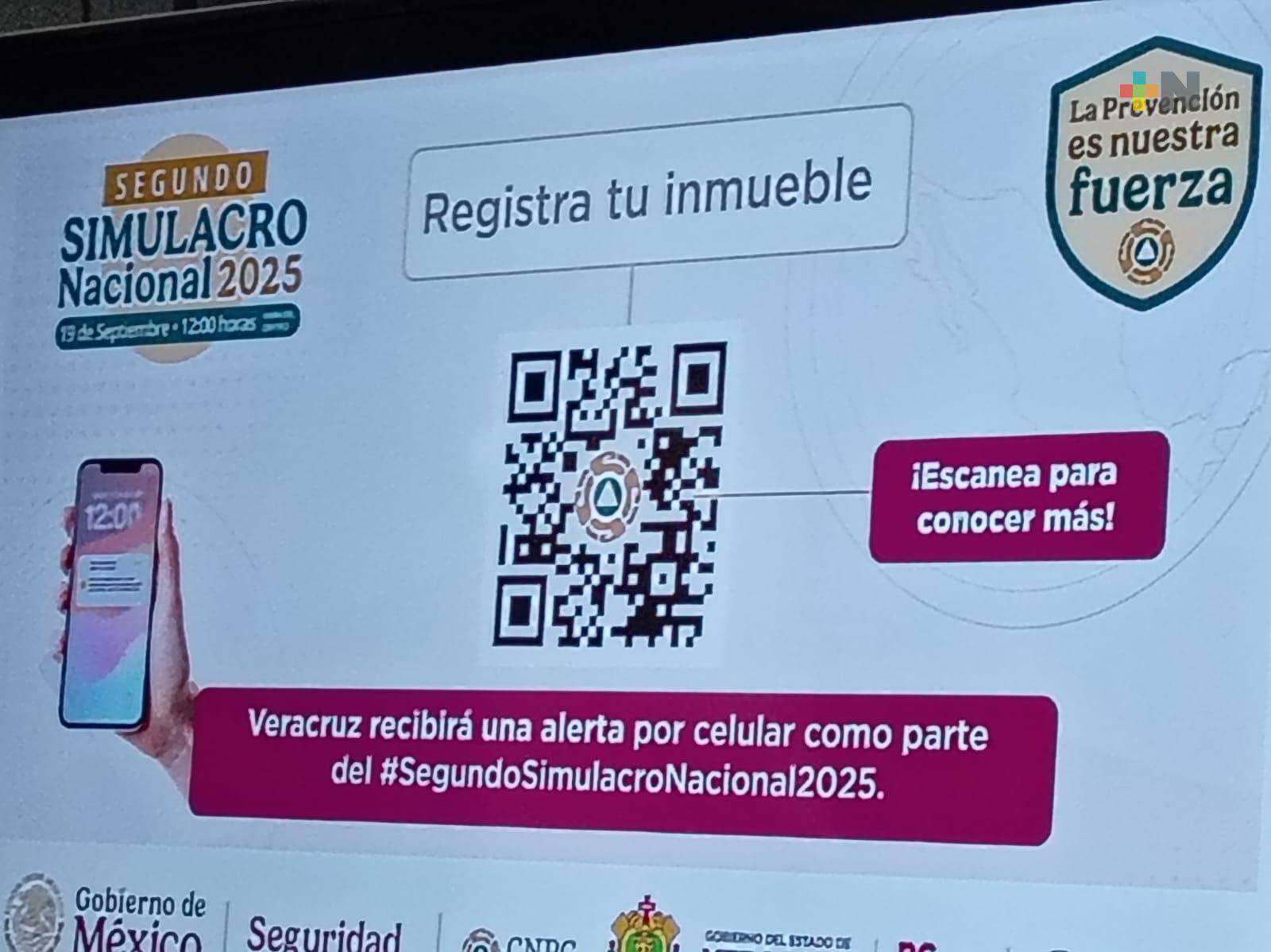 Sin necesidad de saldo llegará alarma a celulares para simulacro nacional