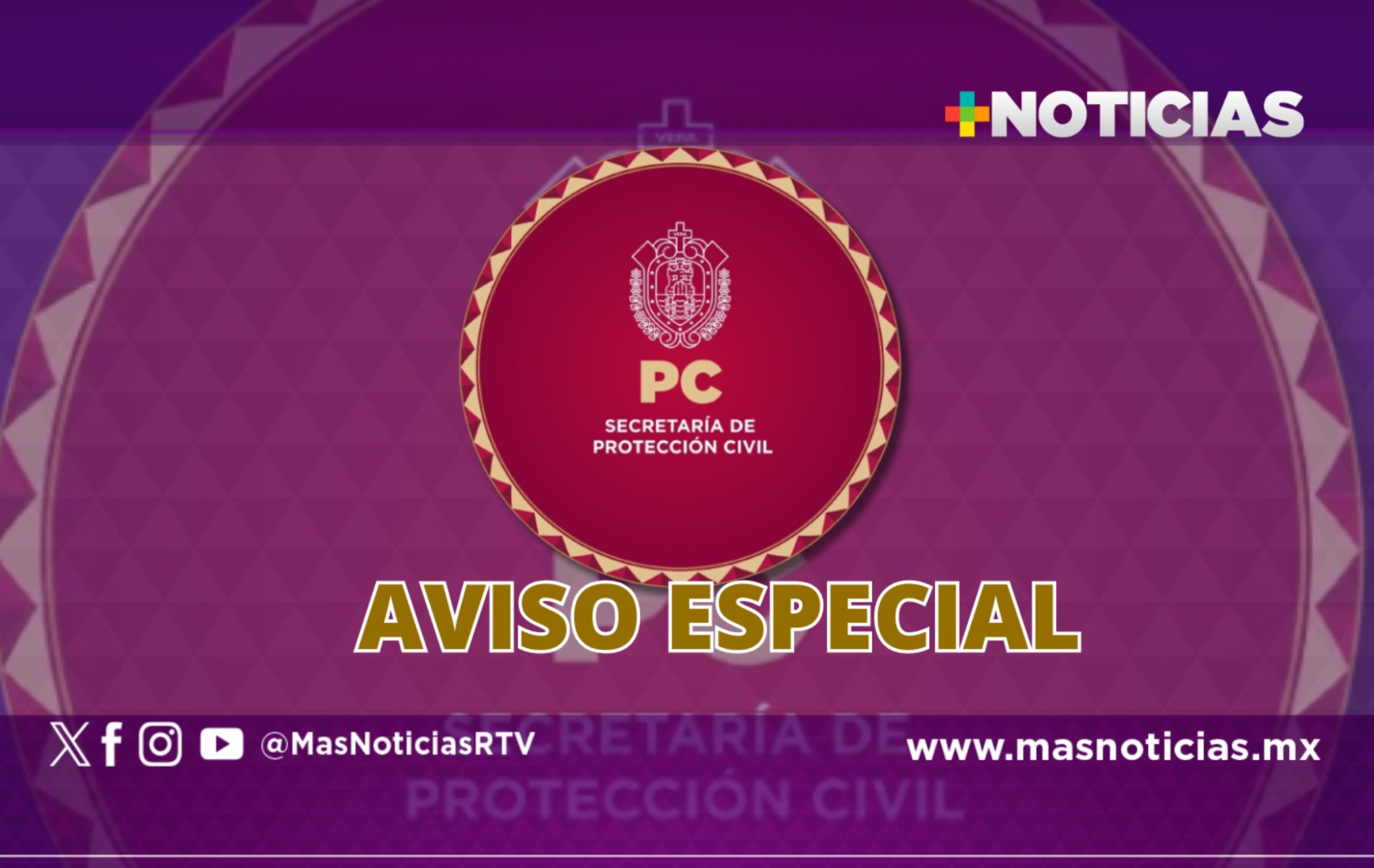PC emite aviso especial por temporal lluvioso