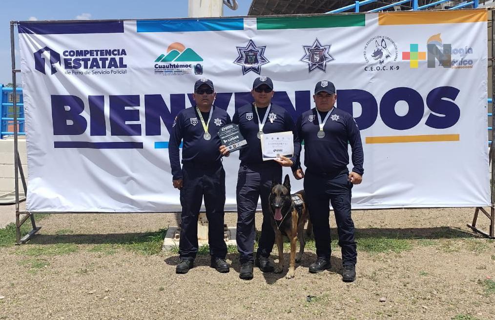 Unidad Canina K9 de SSP gana Primer Lugar Nacional por Excelencia