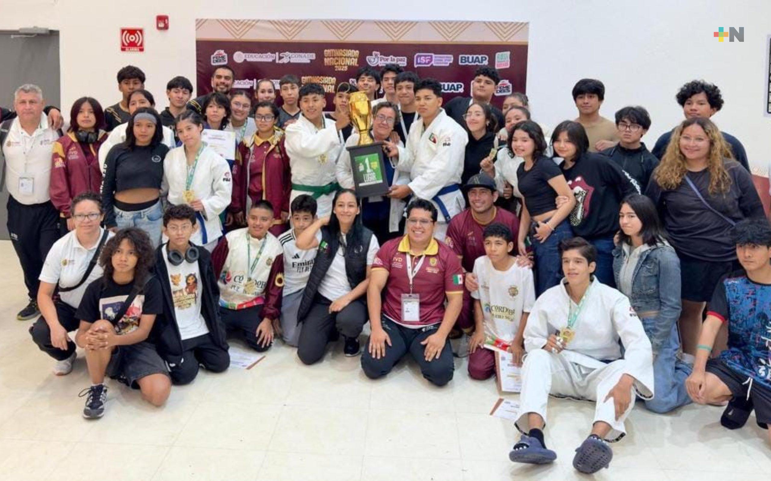Veracruz campeón por equipo en la Gimnasiada de Judo