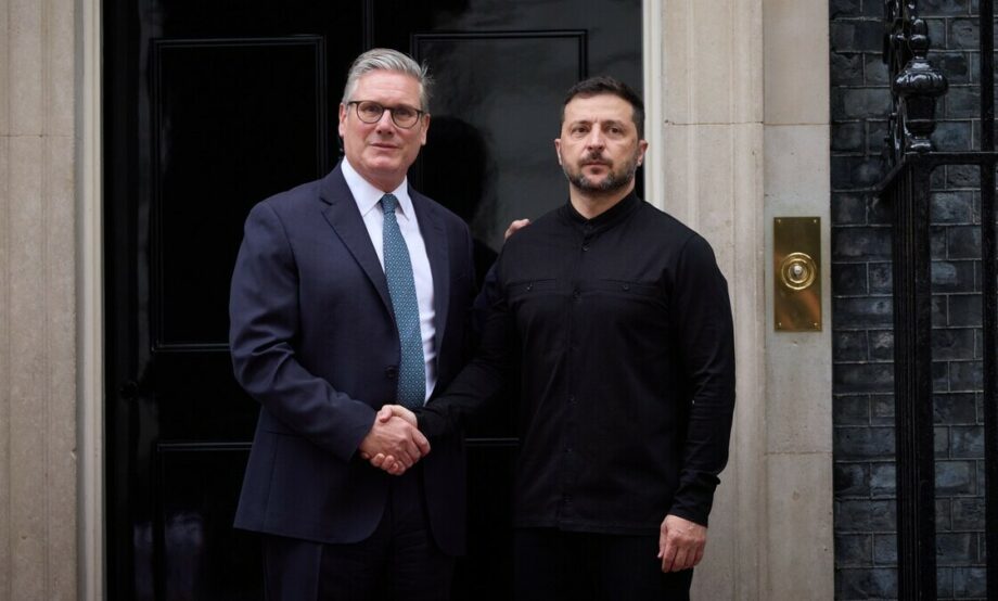 Zelensky se reúne con primer ministro de Reino Unido