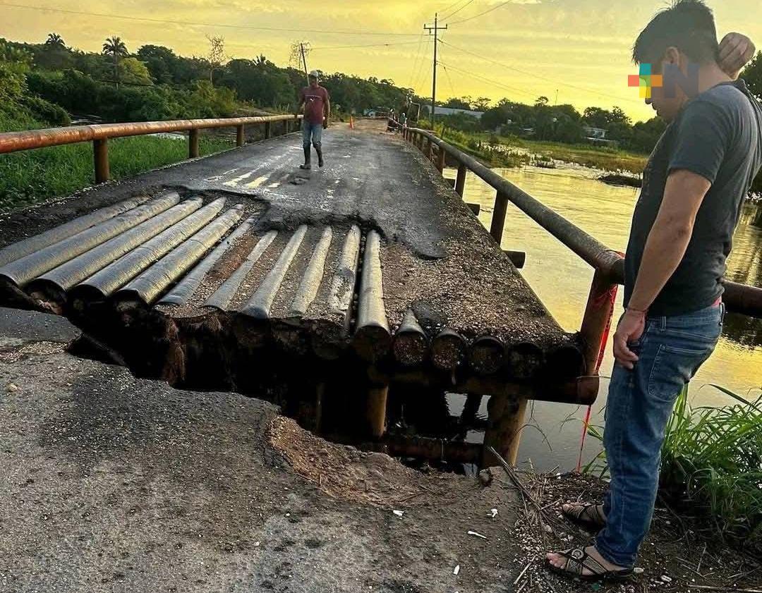 Disturbio tropical 91-E provoca severas afectaciones en el sur de Veracruz