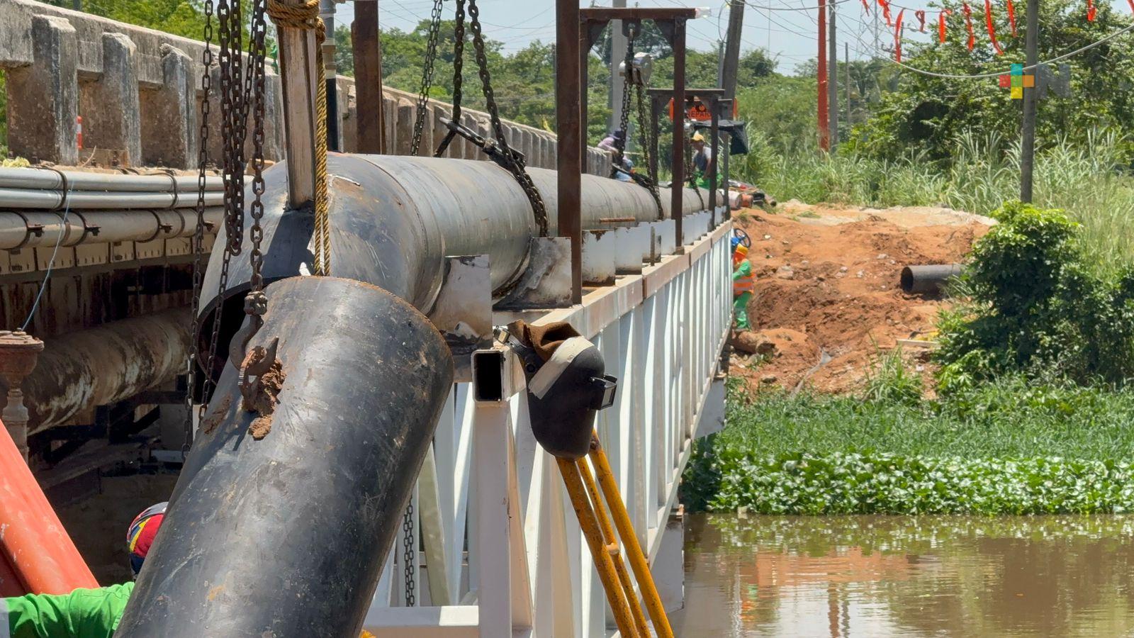 Con esta obra el servicio de agua potable será más eficiente en Coatzacoalcos: CMAS