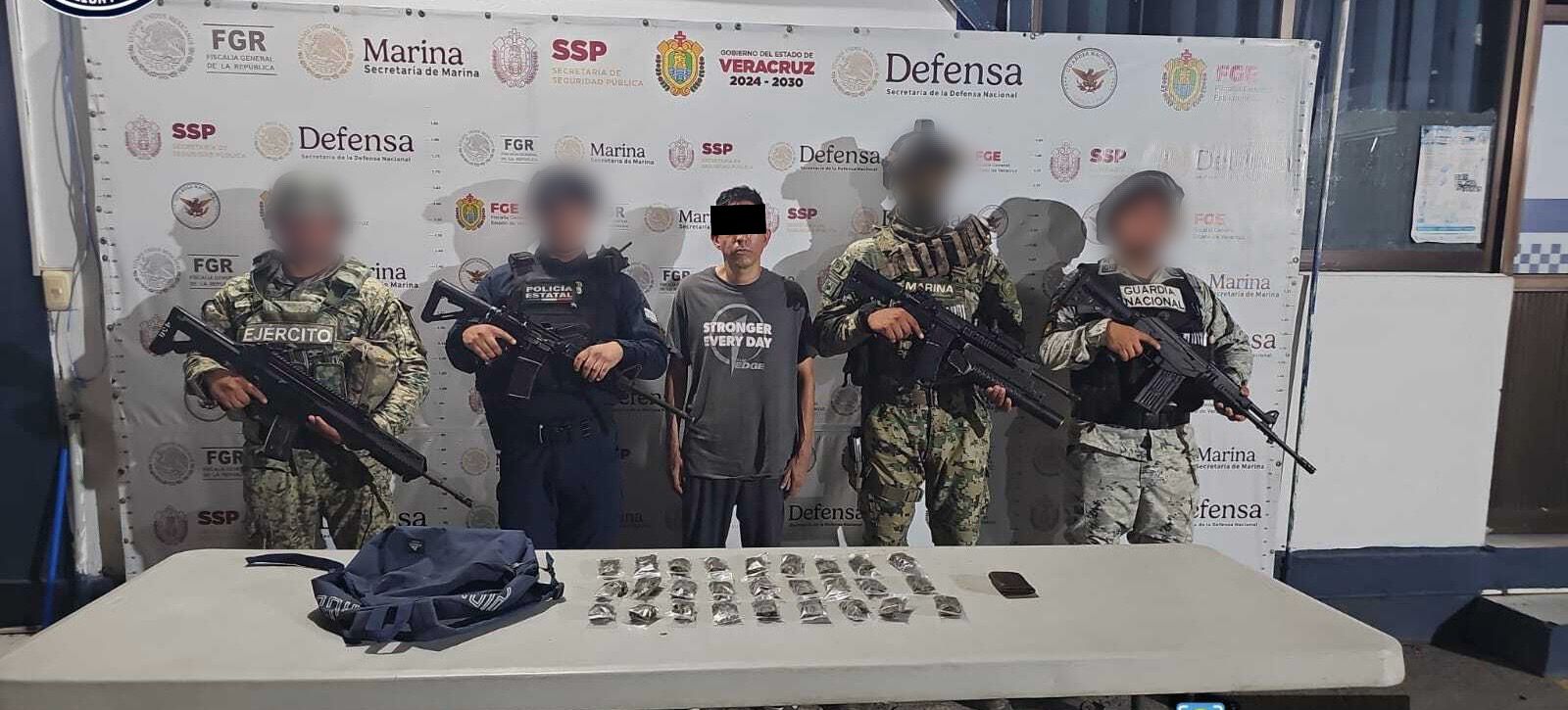 Éxito en operativo: aseguran 134 dosis de droga y 27 detenidos