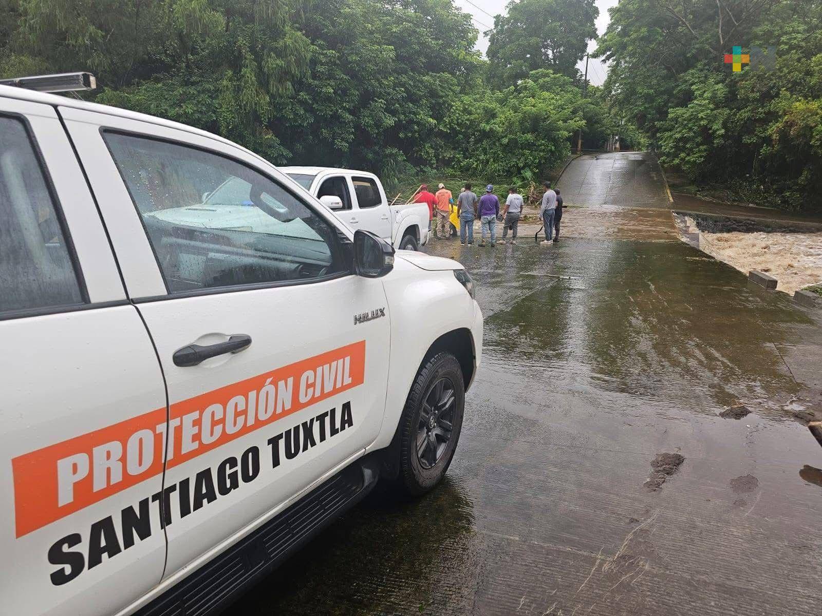 ¿Qué municipios del sur de Veracruz resultaron afectados por las lluvias?