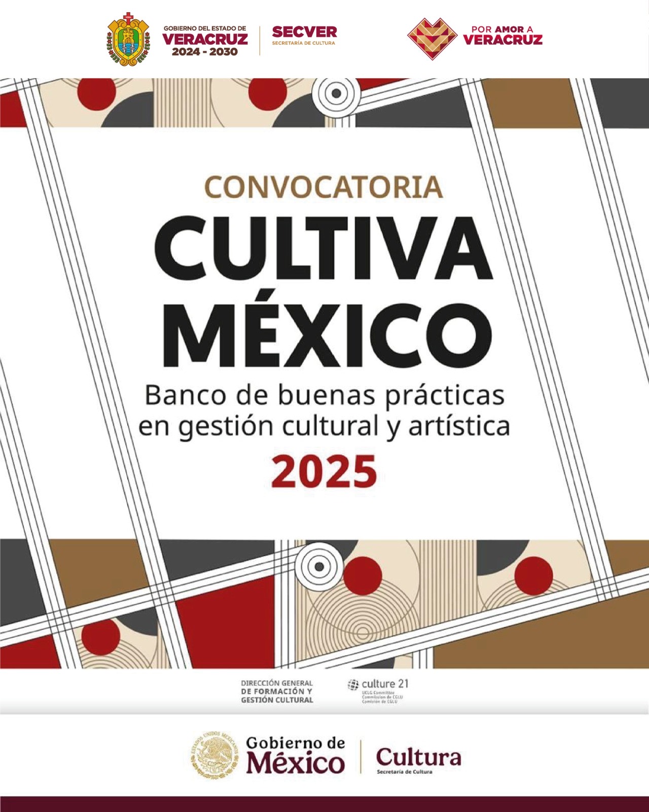 Invita SECVER a participar en la convocatoria Cultiva México