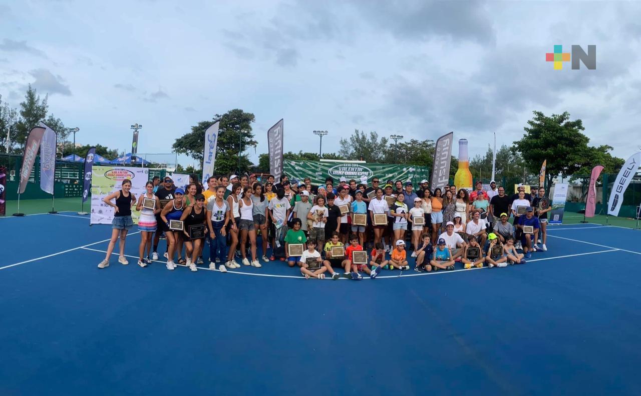 Torneo de tenis “Copa Valentín Ruiz Obregón” Confirma 300 participantes