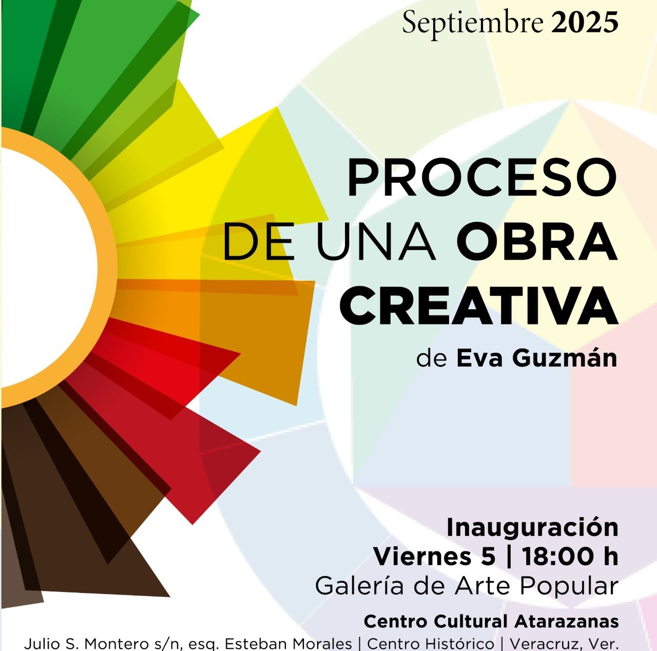 Atestigua el Proceso de una obra creativa, en el Centro Cultural Atarazanas