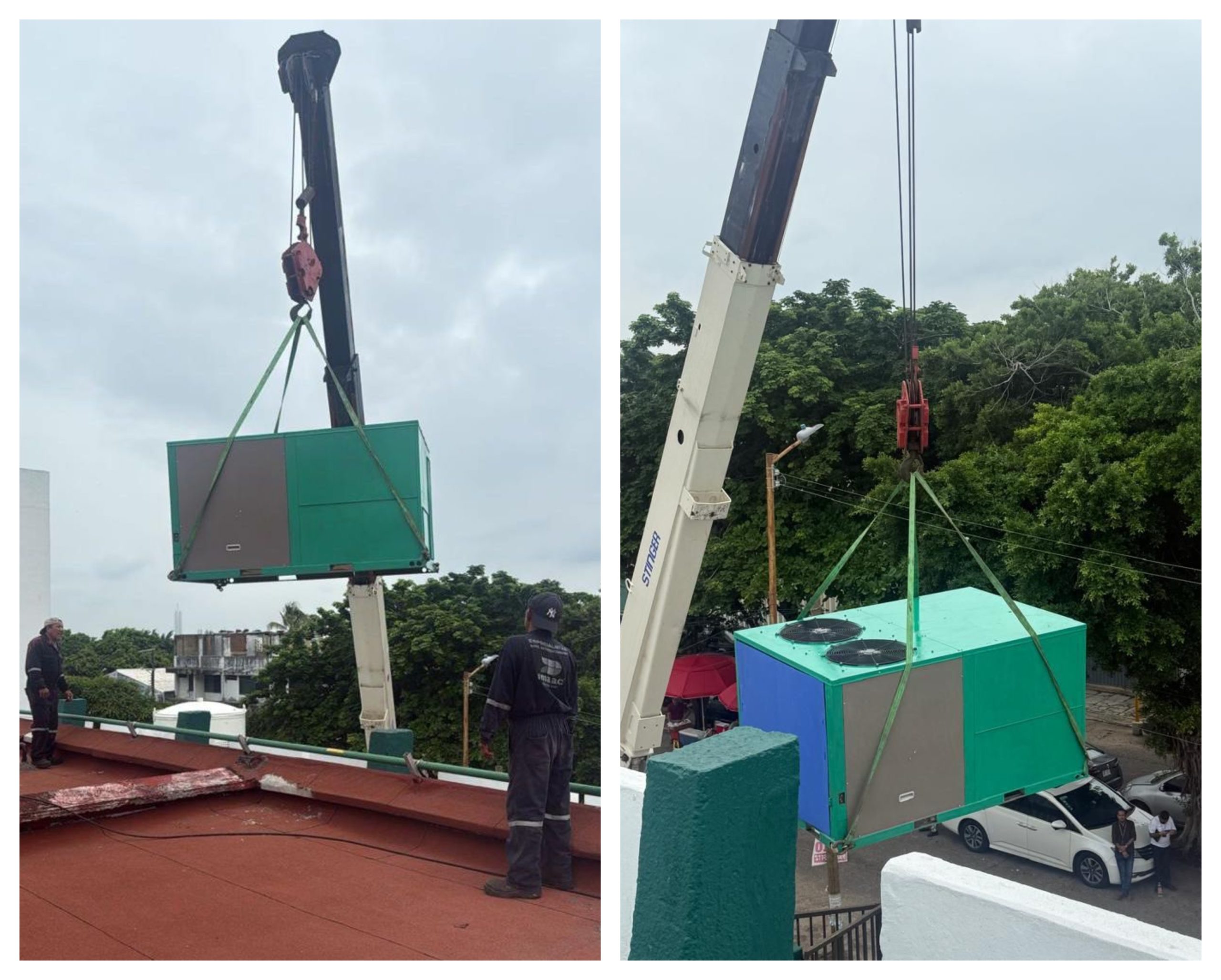 Instalan aire acondicionado en diversas áreas de HGZ 36 de Coatzacoalcos