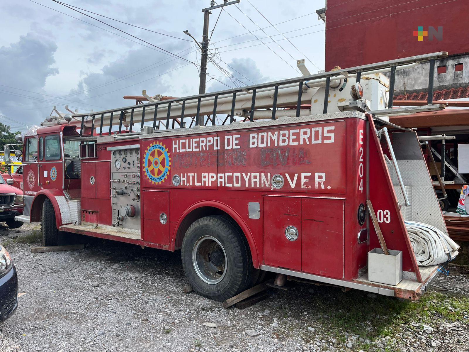 Bomberos de Tlapacoyan cuenta con cuartel provisional para brindar servicio a la población