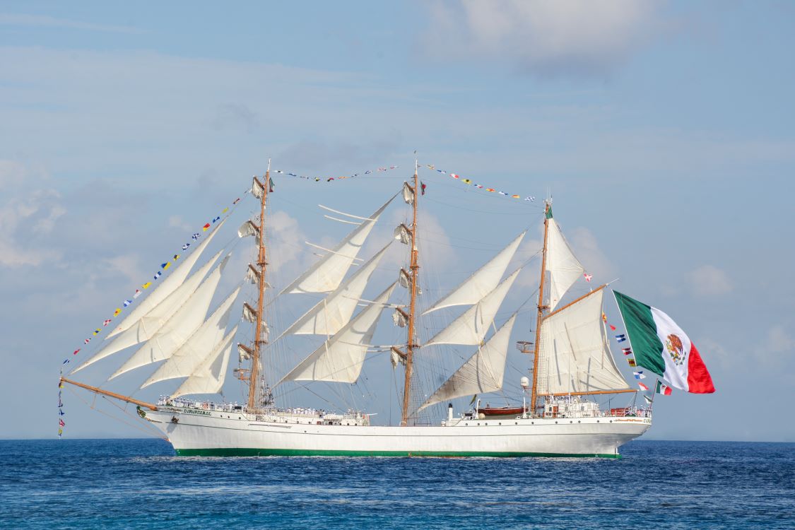 Totalmente reparado, zarpará nuevamente Buque Escuela Cuauhtémoc
