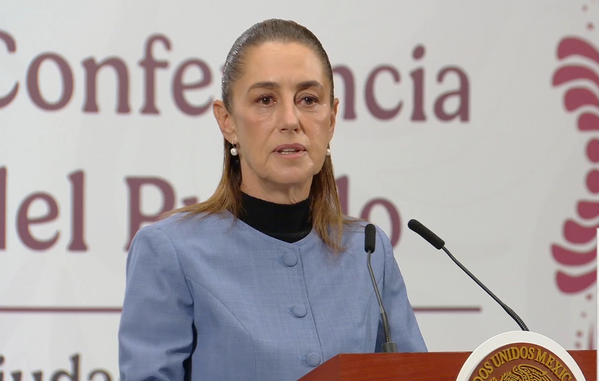 Sheinbaum pide alto al genocidio en Gaza