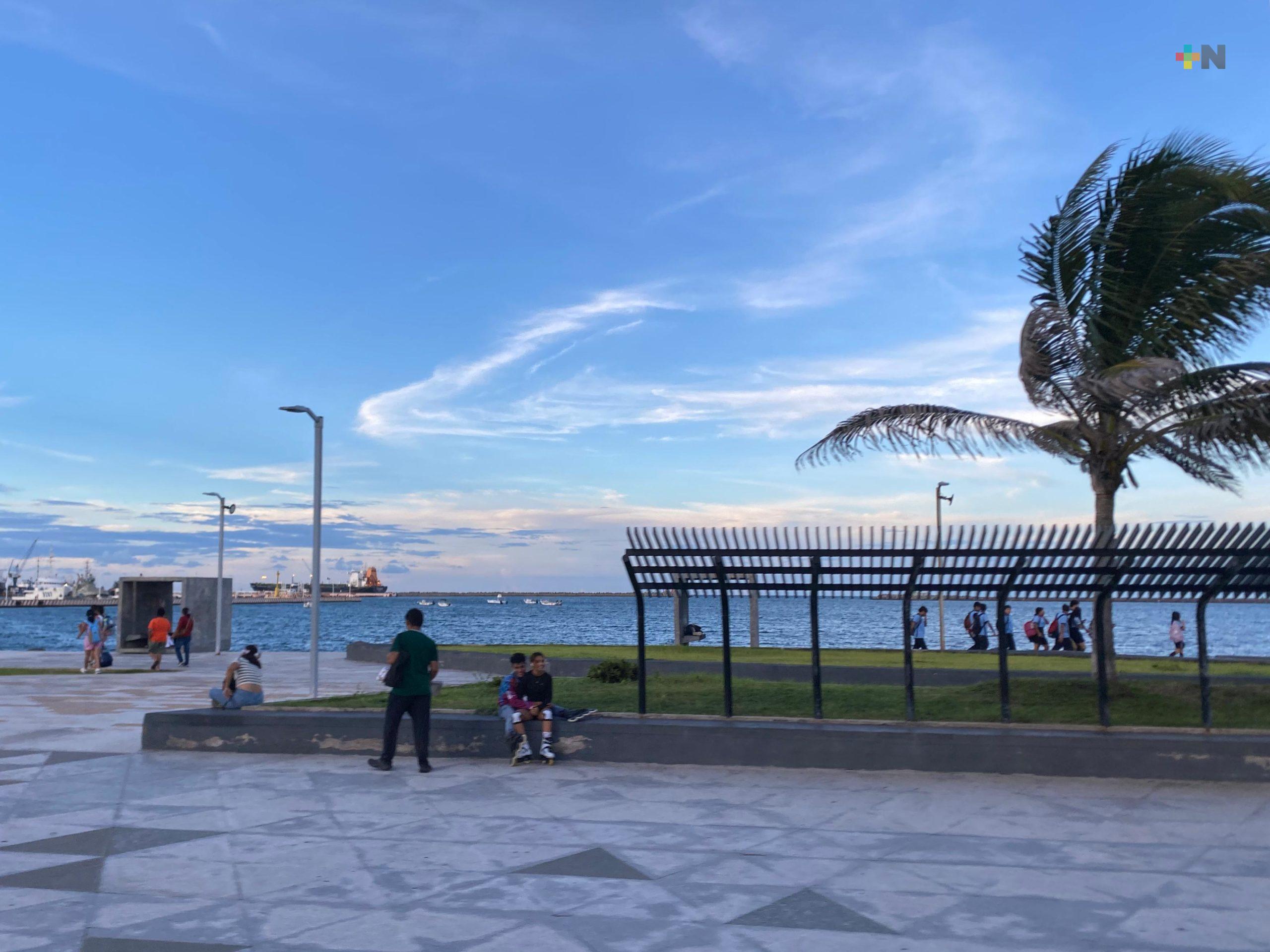 Temperaturas de 31 grados se prevén en Veracruz y Boca del Río