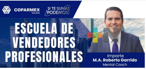 Lanza Coparmex Proyecto Escuela de Vendedores a nivel nacional y en centros locales