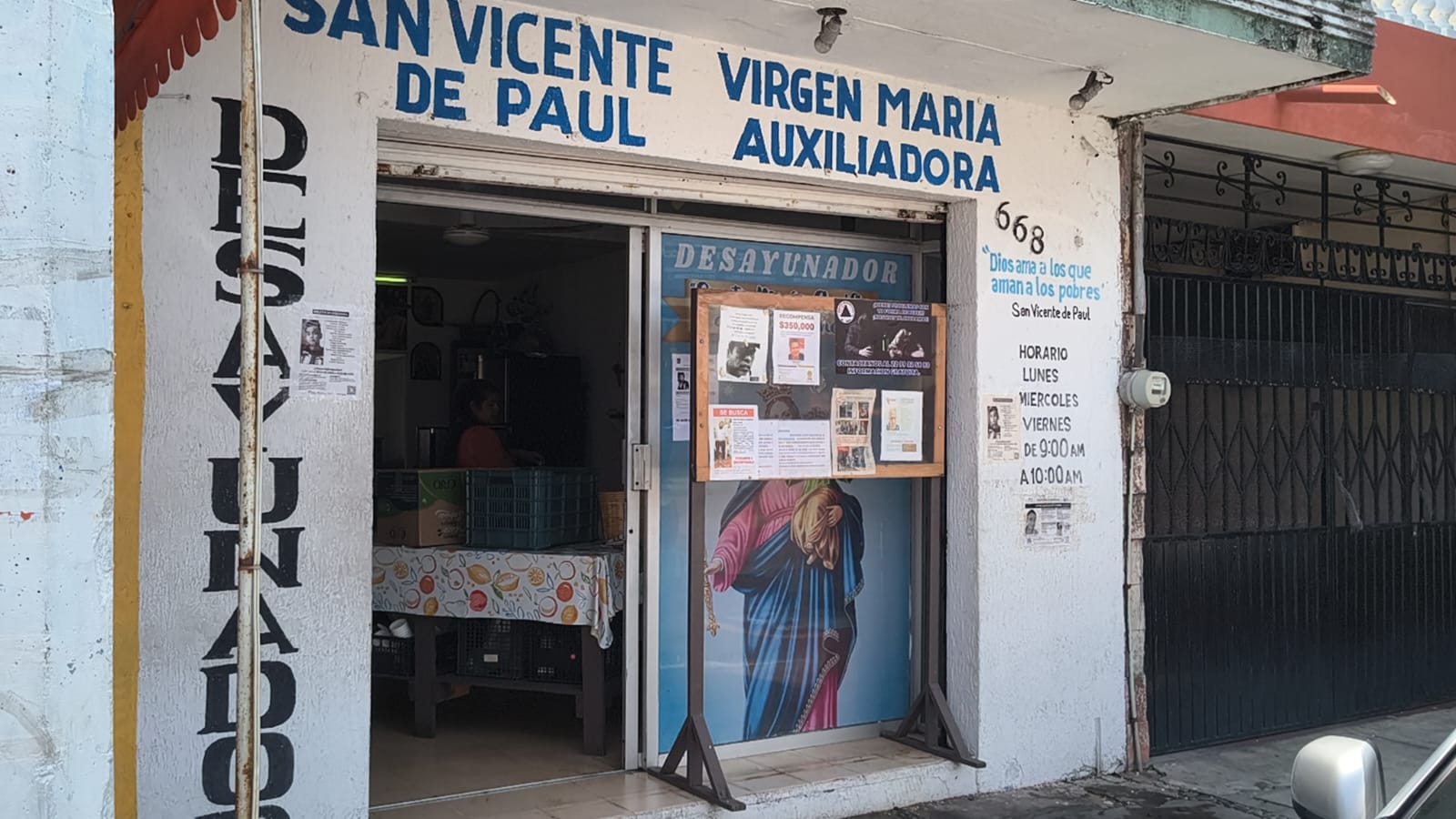 Desayunador San Vicente de Paul apoya a personas en situación vulnerable