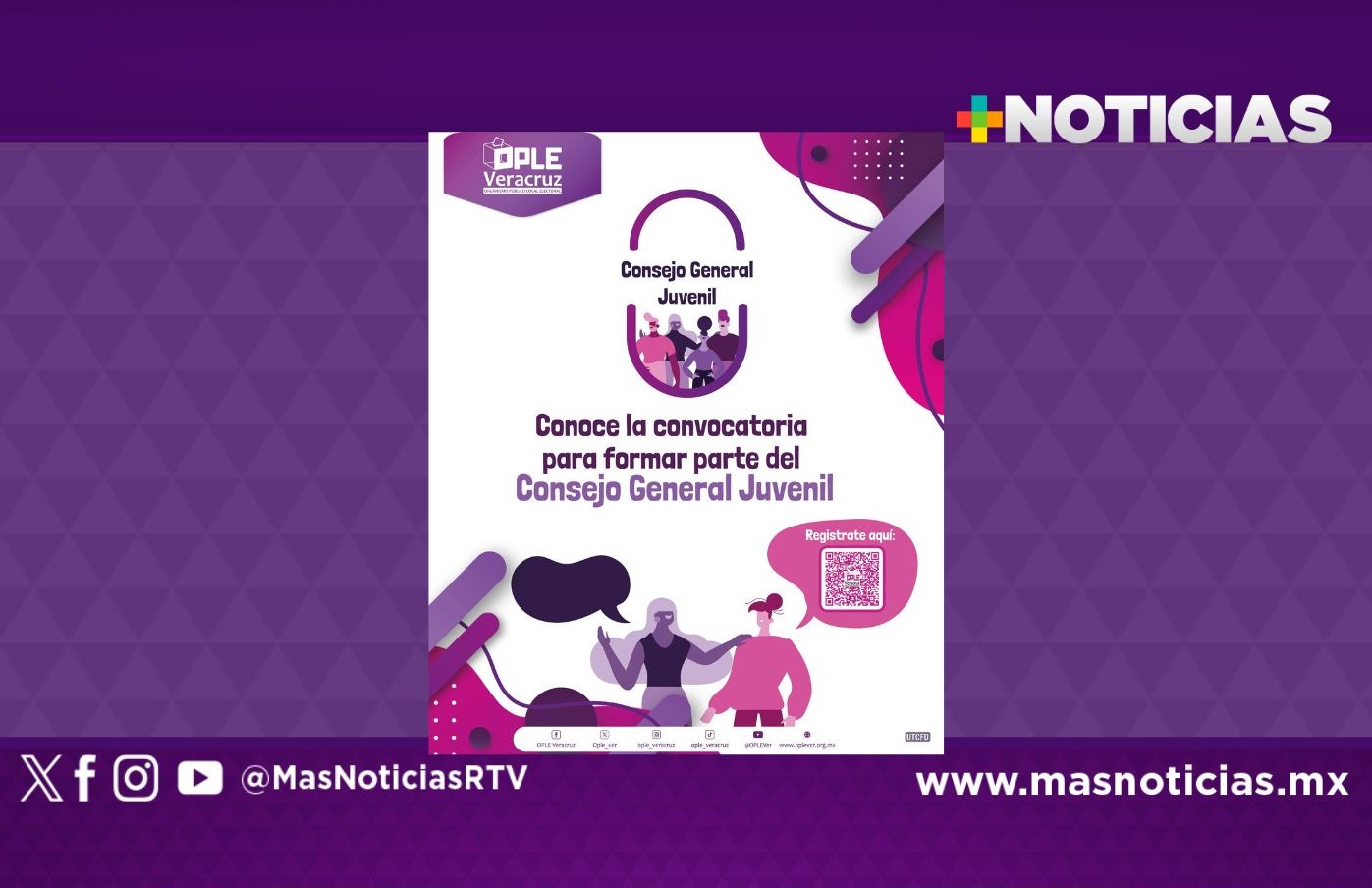 Mantiene OPLE abierta la selección de personas para integrar Consejo General Juvenil