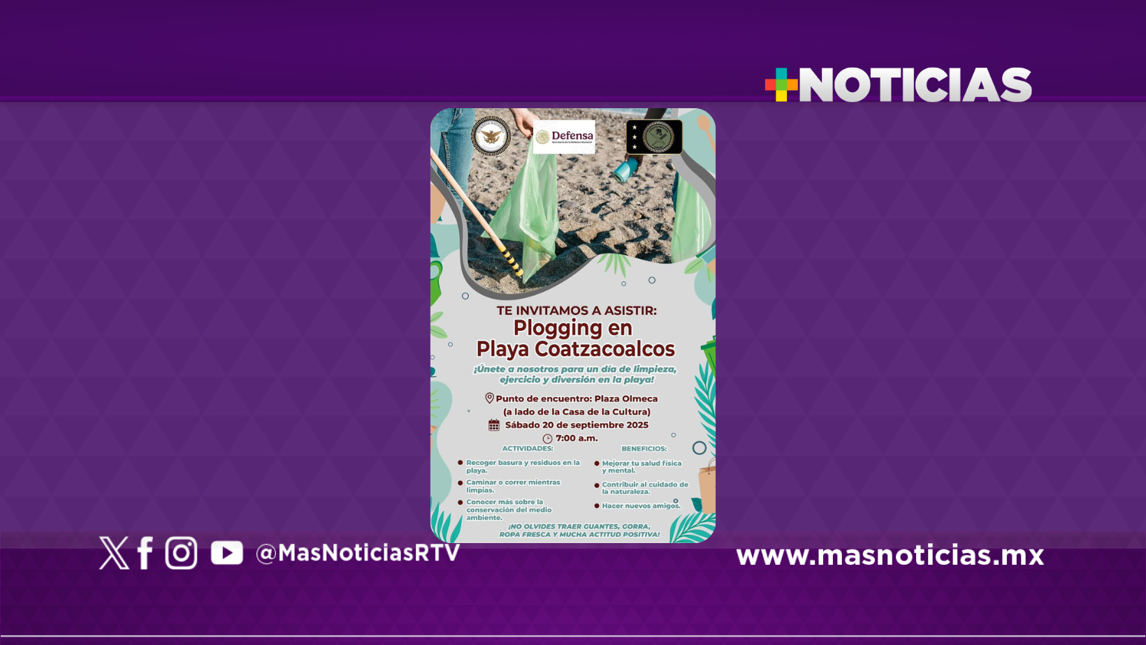 Jornada de «Plogging» fortalecerá convivencia comunitaria en Coatzacoalcos