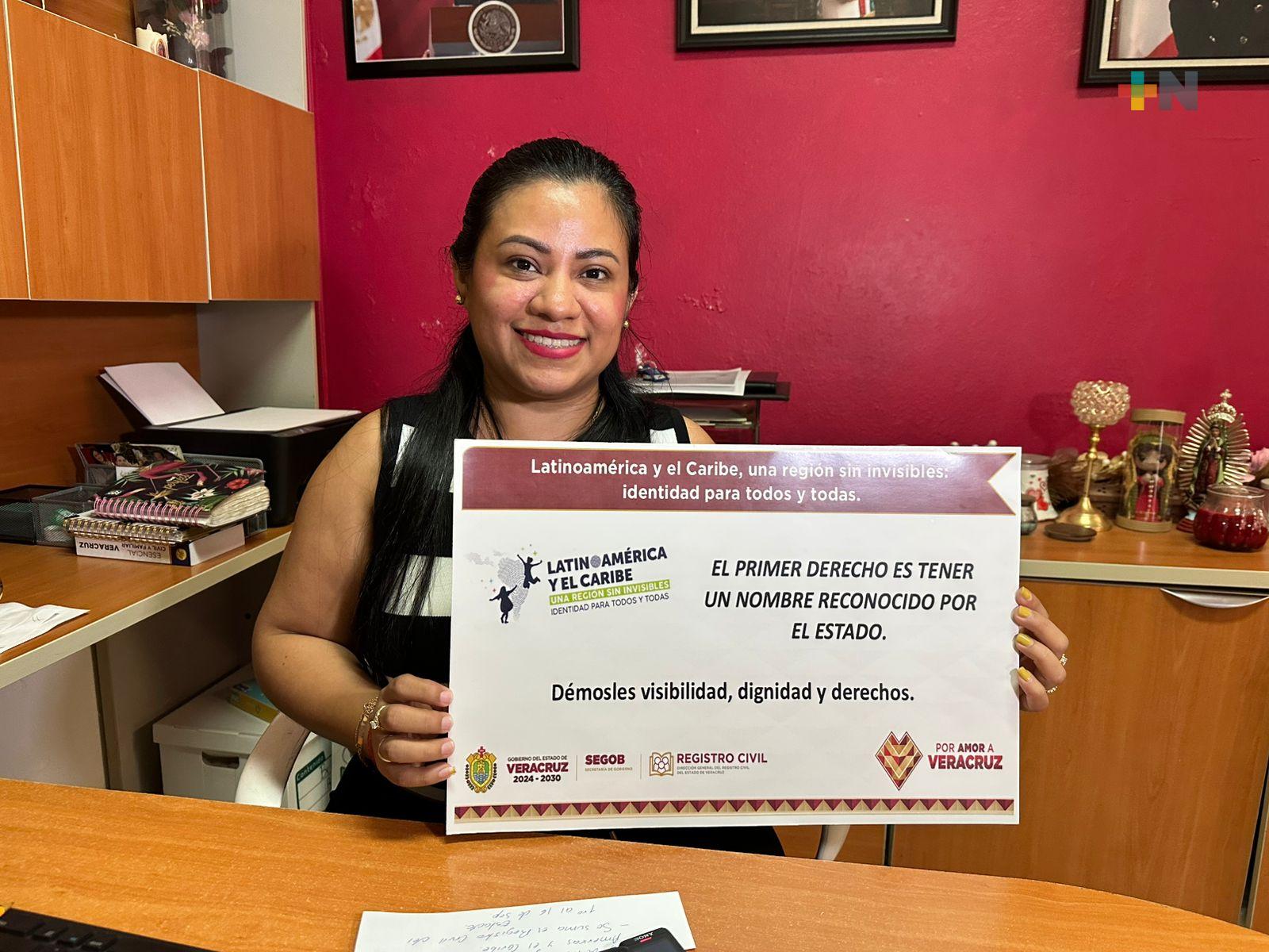 En Coatza promueven el registro civil durante los primeros meses de nacimiento