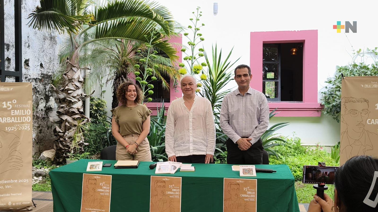 Se celebrarán en Córdoba 15 años del Festival Emilio Carballido