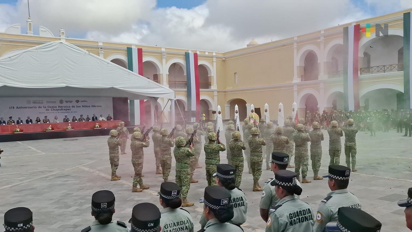 Fortaleza de San Carlos, cuna del Heroico Colegio Militar, lugar idóneo para honrar a Niños Héroes