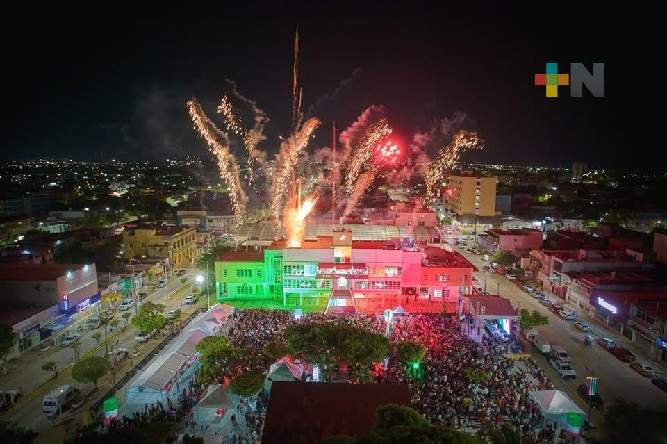 Probables lluvias durante festejo del Grito de Independencia en Coatzacoalcos