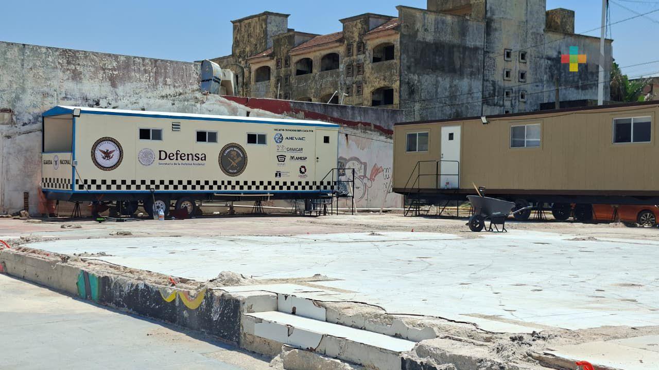 Guardia Nacional implementará programa de rescate para el malecón de Coatzacoalcos