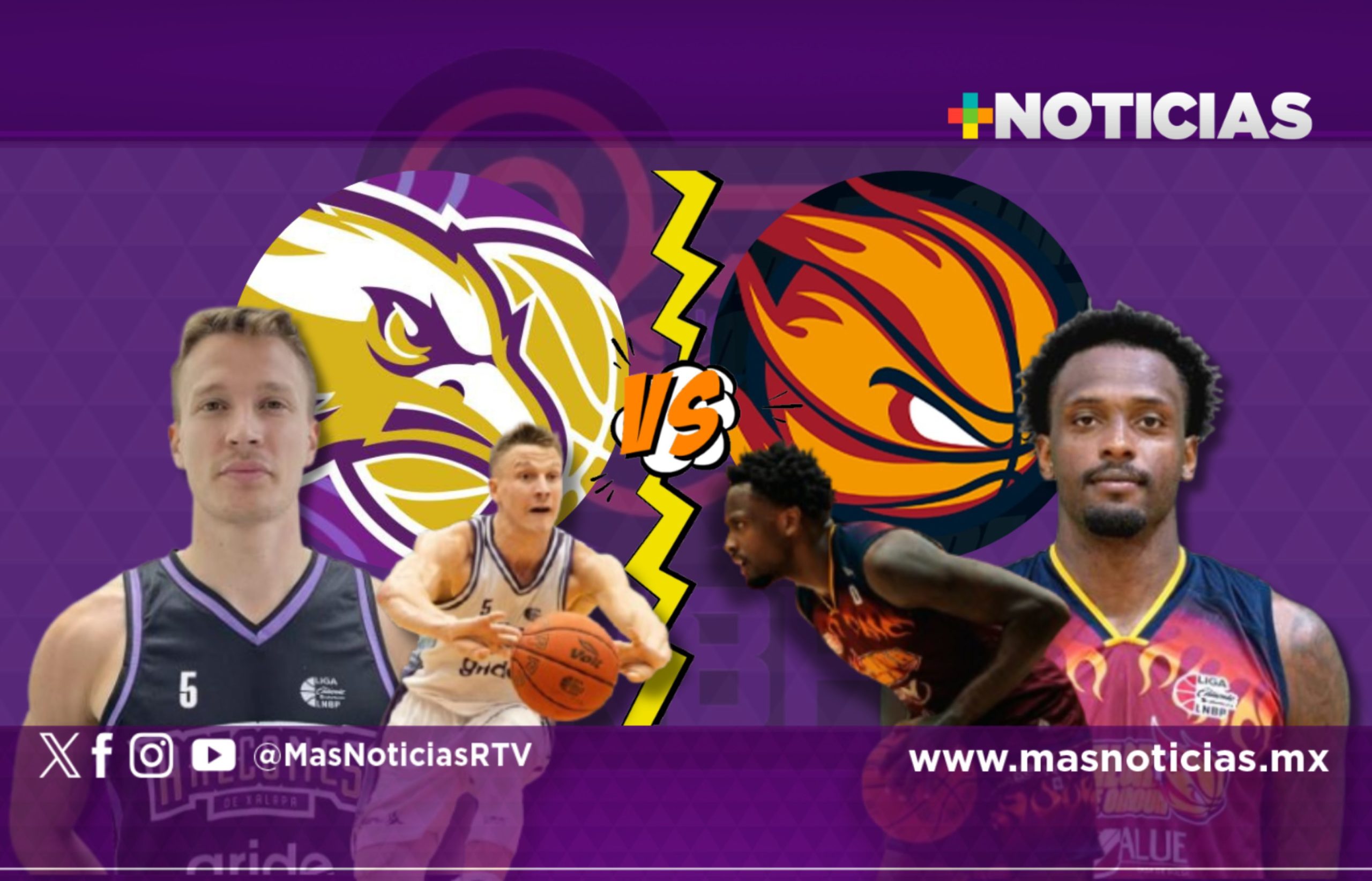 Xalapa y Cancún se reencuentran en la postemporada de la LNBP