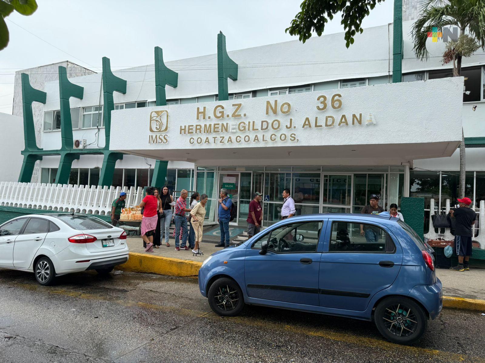Ejecutan inversión de 36 millones de pesos en hospitales y unidades médicas del sur de Veracruz: IMSS
