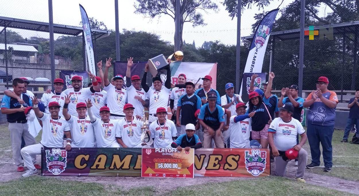 El Chico se corona en Liga Municipal de Emiliano Zapata