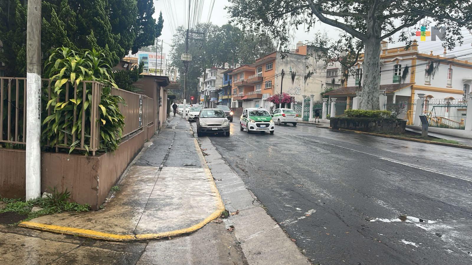 Cielo medio nublado a nublado con probables lluvias y tormentas aisladas por la tarde noche
