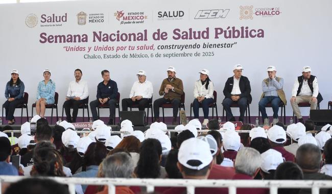 Inicia Semana Nacional de Salud Pública 2025