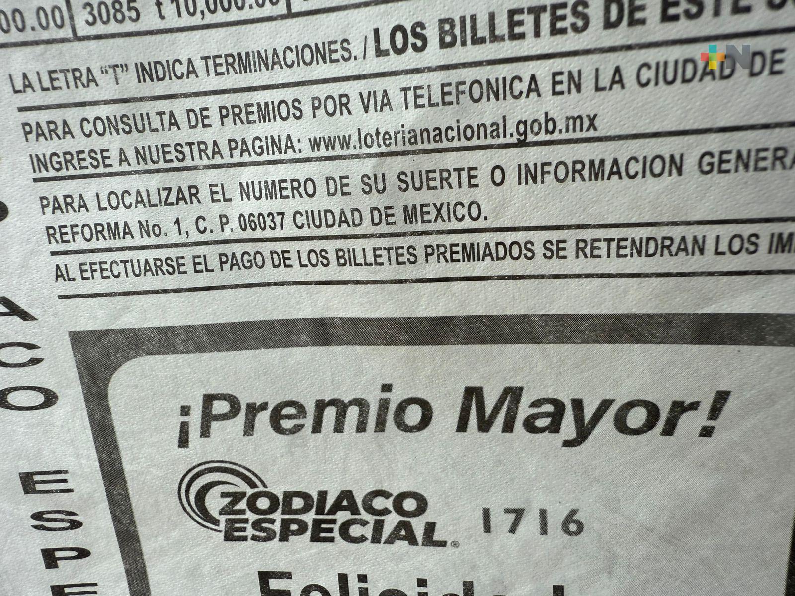 En Coatzacoalcos han caído cuatro premios millonarios de la lotería