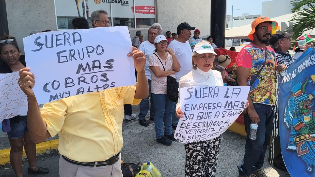 Ciudadanos exigen revocación de concesión a Grupo MAS