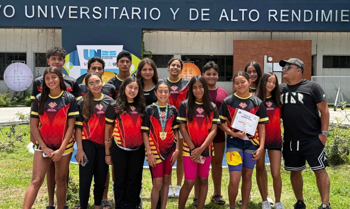 Medallistas veracruzanos de Gimnasiada Nacional en natación esperan lugar en Centroamericanos