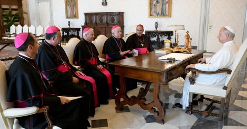 Obispos mexicanos se reúnen con el Papa León XIV