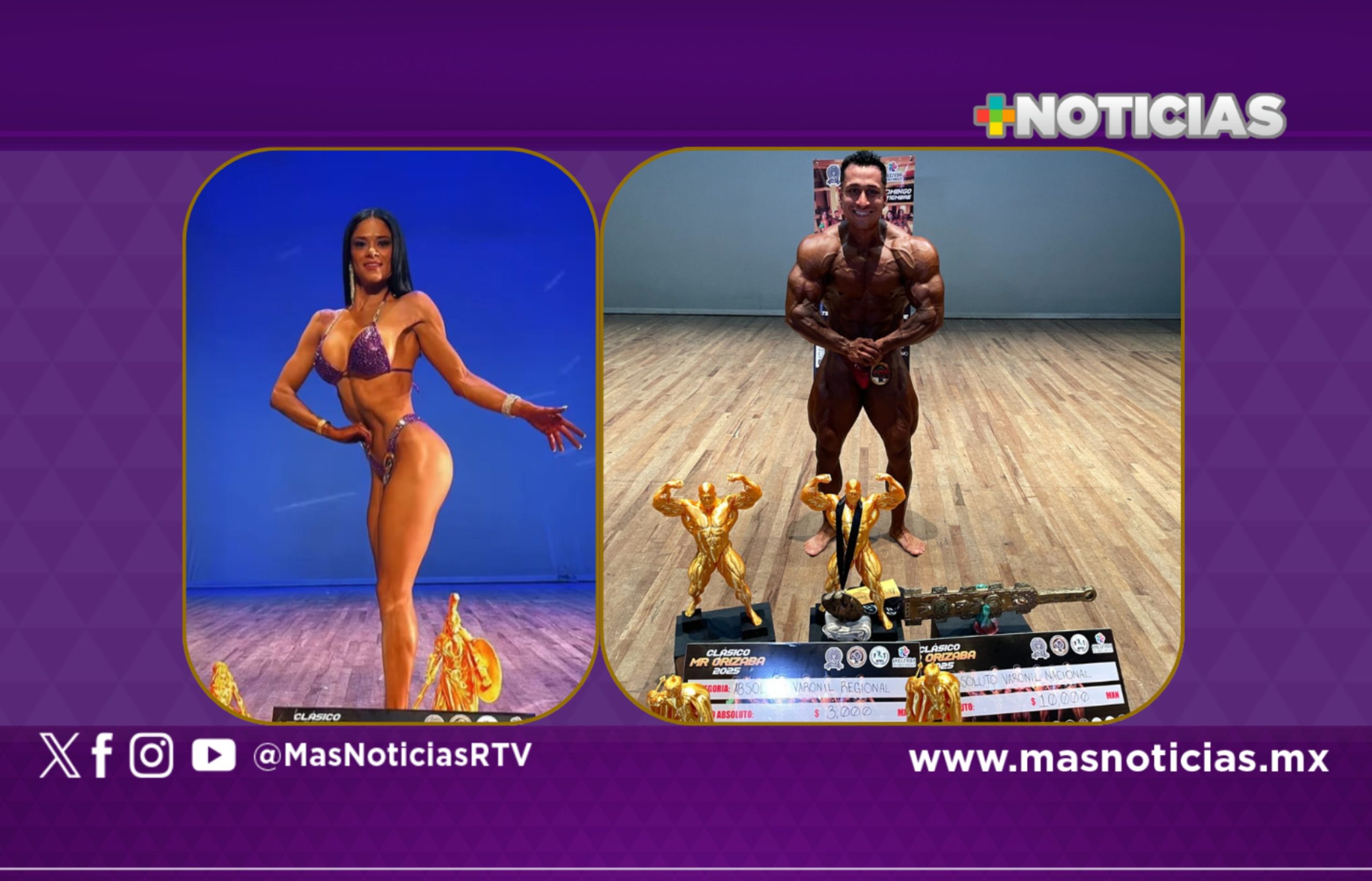 Olivia Translosheros y Atlahi Meneses ganaron el Míster Orizaba 2025