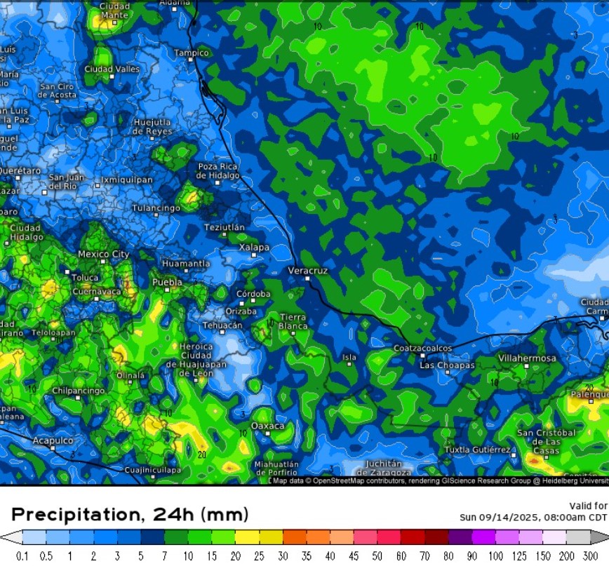 Aviso especial por sistema frontal 2, vaguada y onda tropical 31