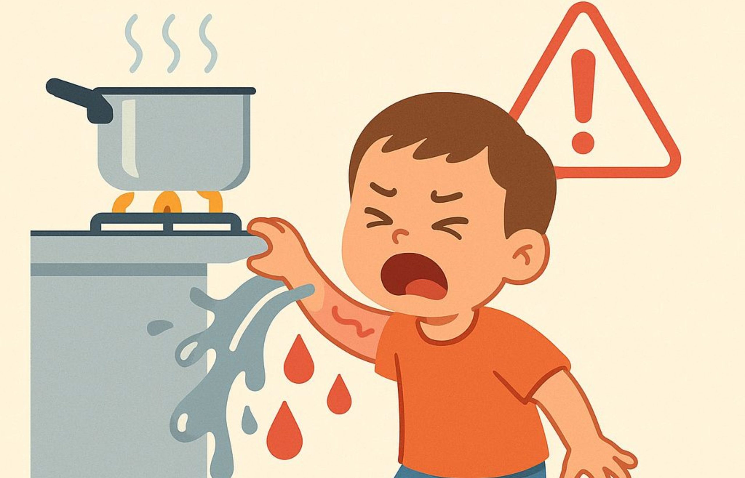 Quemaduras por líquidos hirvientes las más comunes entre la niñez