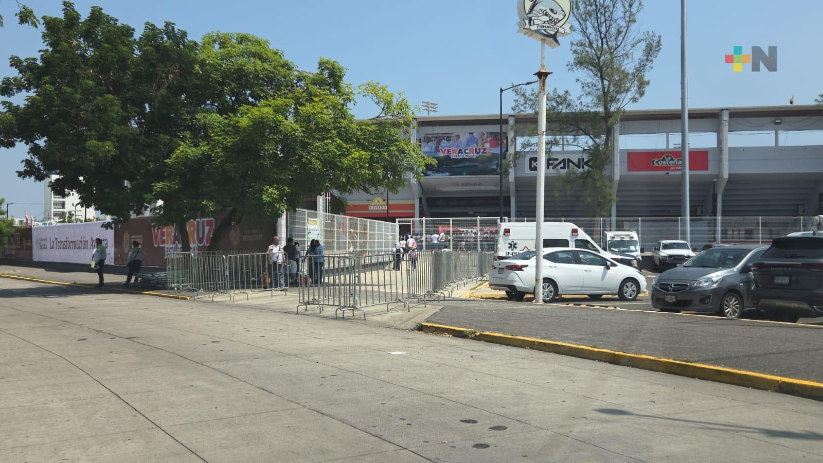 Refuerzan vigilancia ante llegada de presidenta Claudia Sheinbaum a Veracruz-Boca del Río