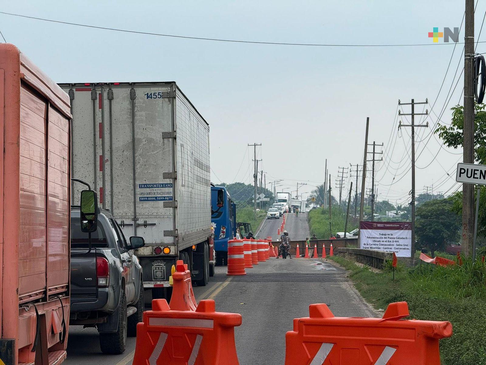 Por reparación cerrarán totalmente el puente Calzadas II