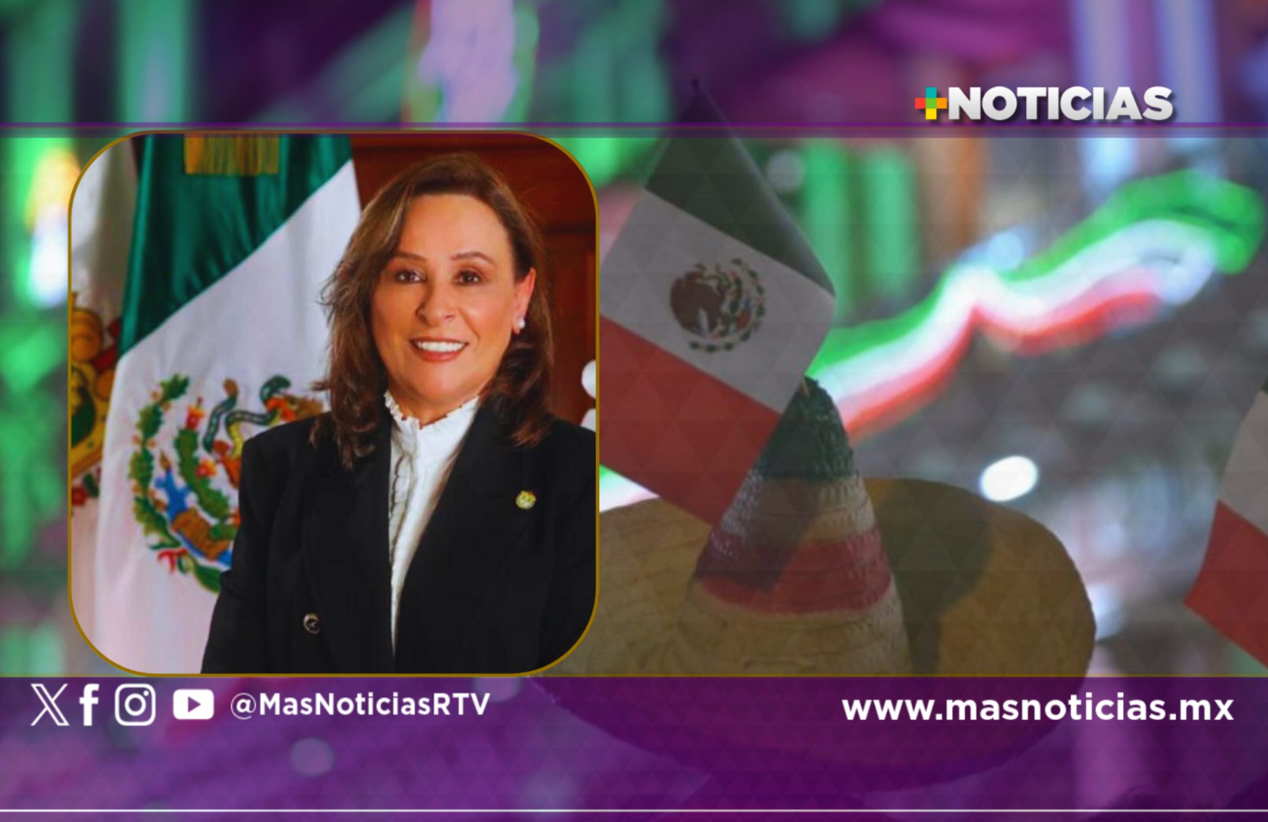 Rocío Nahle invita a festejar el Grito de Independencia en Xalapa