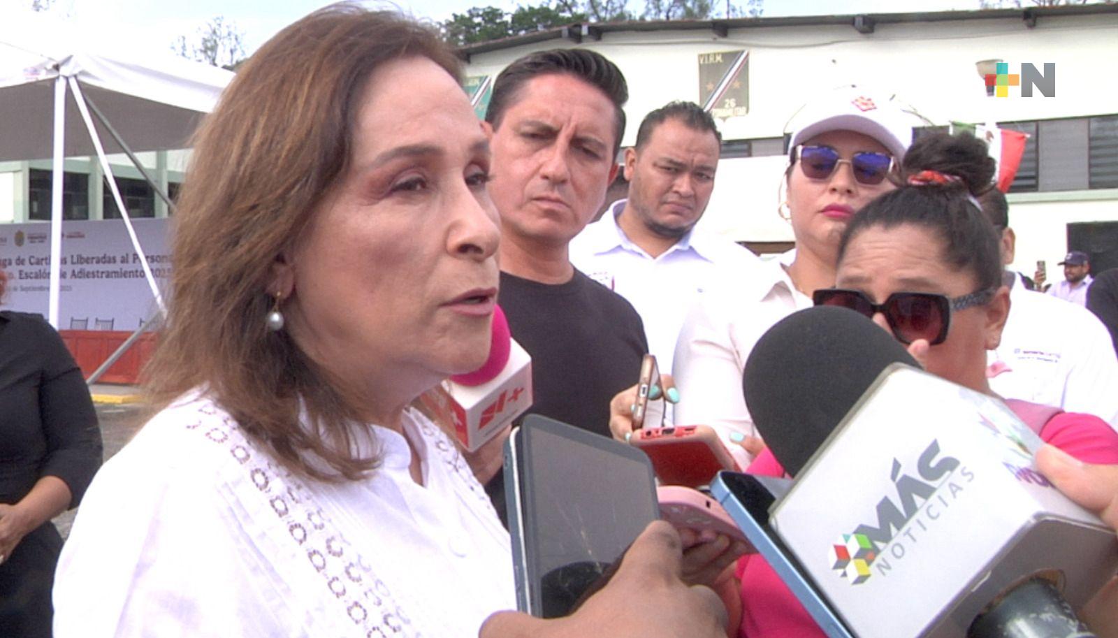 Rocío Nahle se pronuncia respetuosa de fallos electorales en Poza Rica